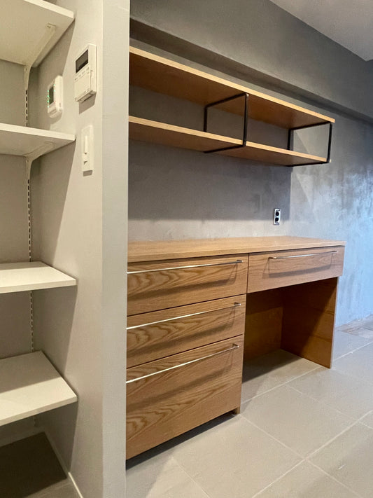 世田谷区マンションリノベーション/家具製作/キッチンカップボード製作