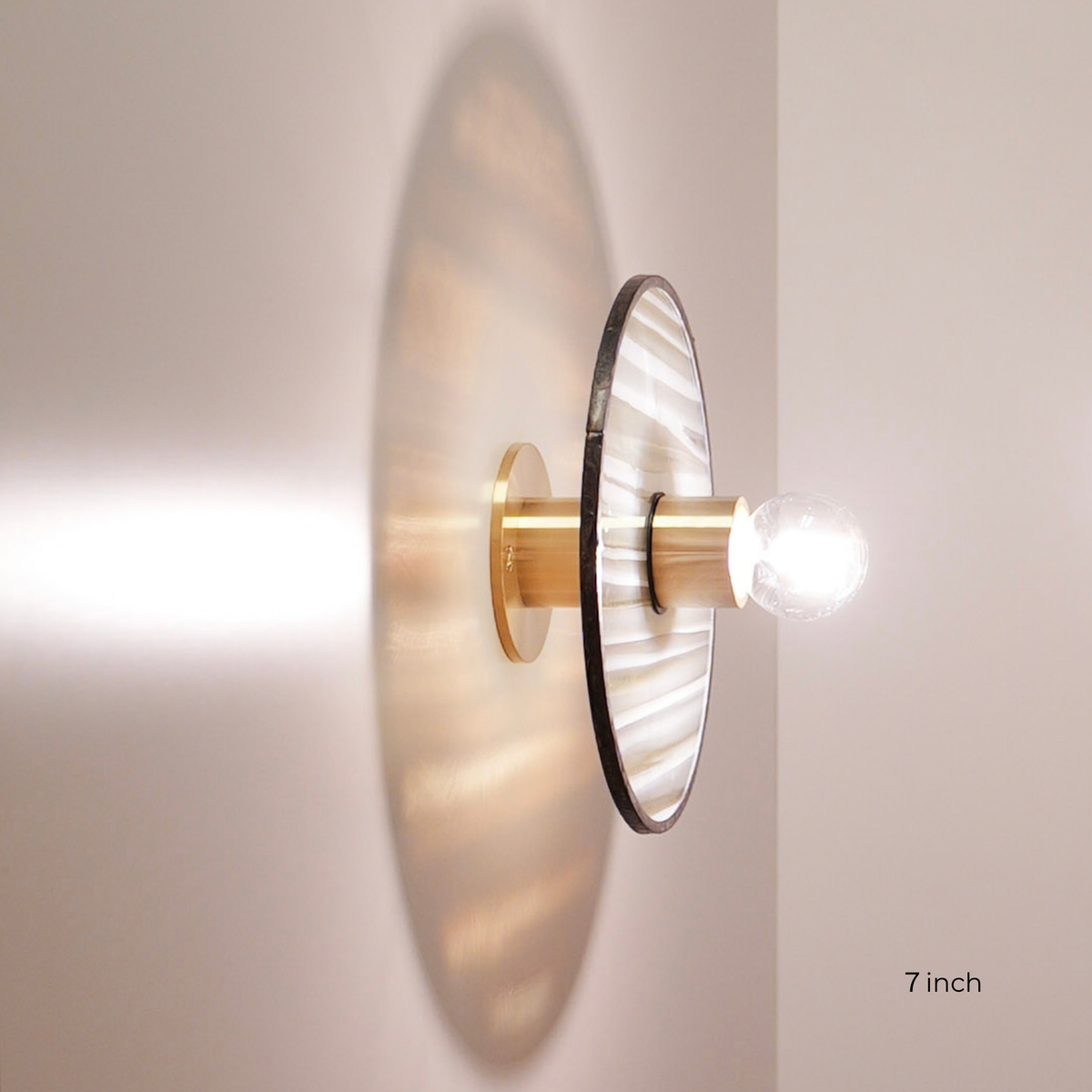 【 在庫限り 】GLASSIC  LIGHT/streaky glass 7インチ　